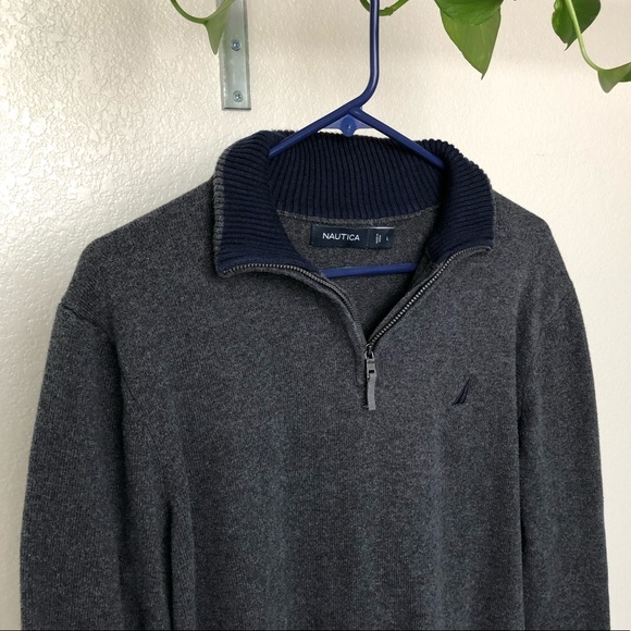 Nautica Quarter Zip Sweater - Picture 1 of 4